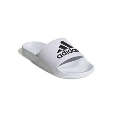 adidas Badeschuhe Adilette Shower Logo #23 weiss/schwarz Herren